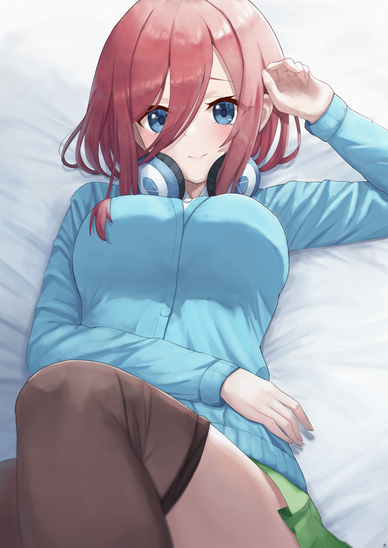 Nakano Miku, anime girls eating, anime jenter, anime