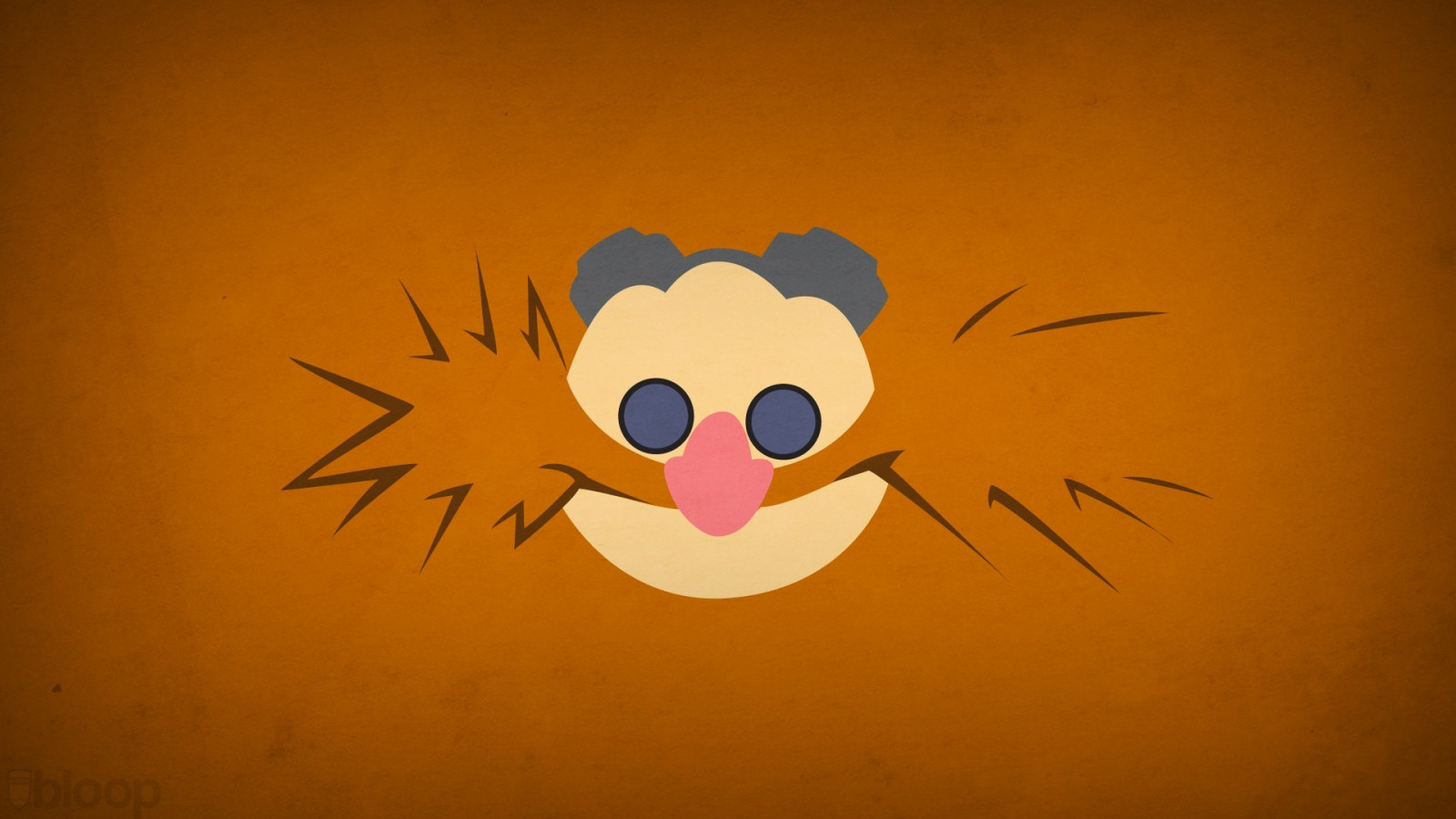 ilustrace, kreslená pohádka, oranžové pozadí, Dr. Robotnik, Blo0p, počítač tapeta, orgán