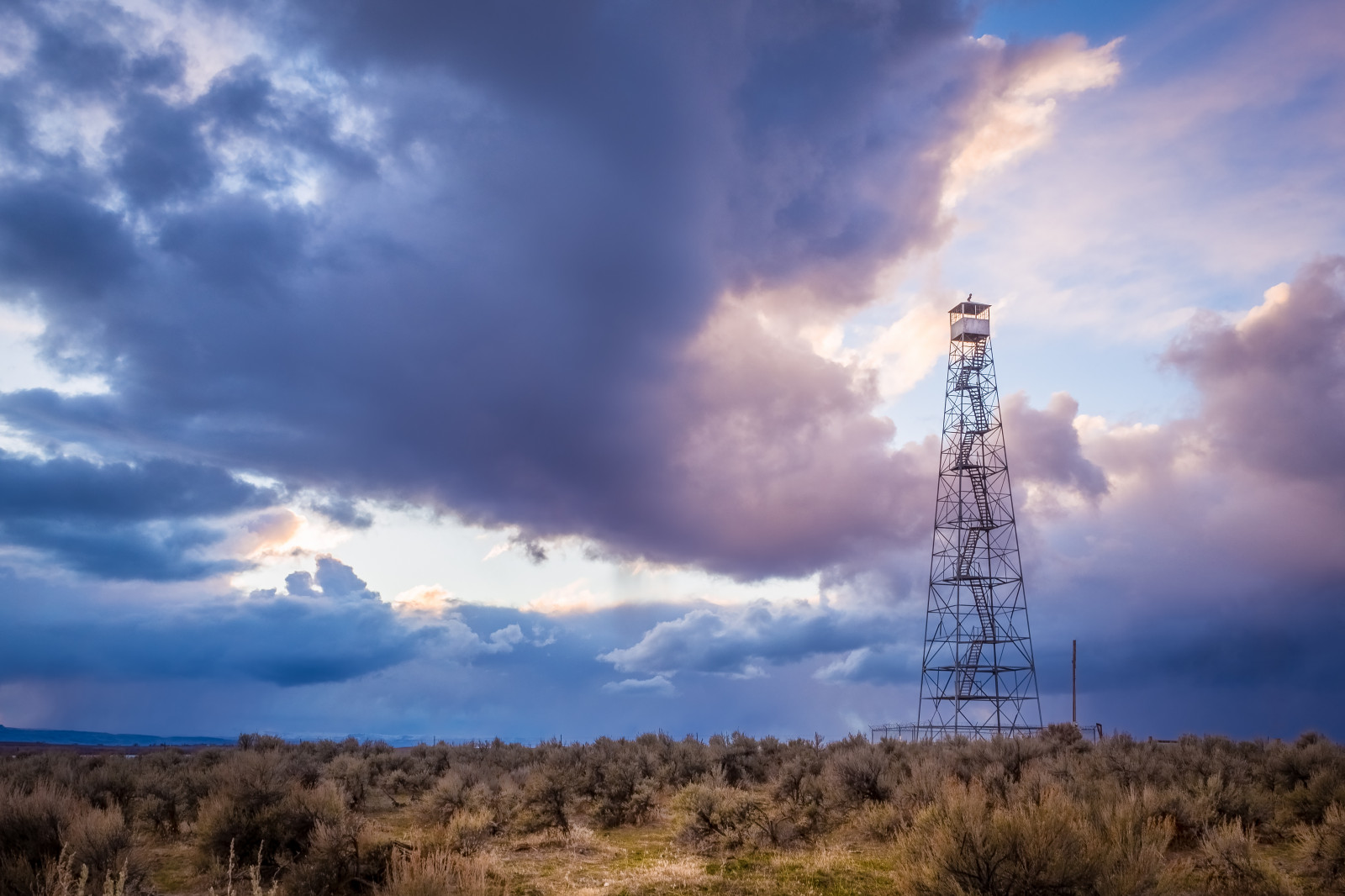 skyer, hjort, deerflat, deerflatnationalwildliferefuge, EM10, Firetower, Idaho, sø, lakelowell, lakelowellidaho, landskab, Lowell, Nampa, nampaidaho, natur, Olympus, OMD, udendørs, udendørs, bynke, solnedgang, tårn