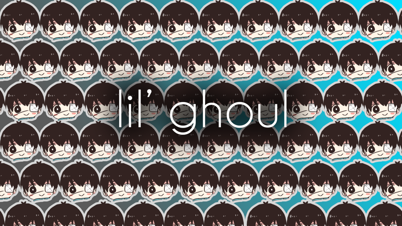 schwarz, Chibi, Muster, Kaneki Ken, Tokyo Ghoul, Kreis, Marke, Farbe, Entwurf, Frisur, Mode-Zubehör, Schriftart