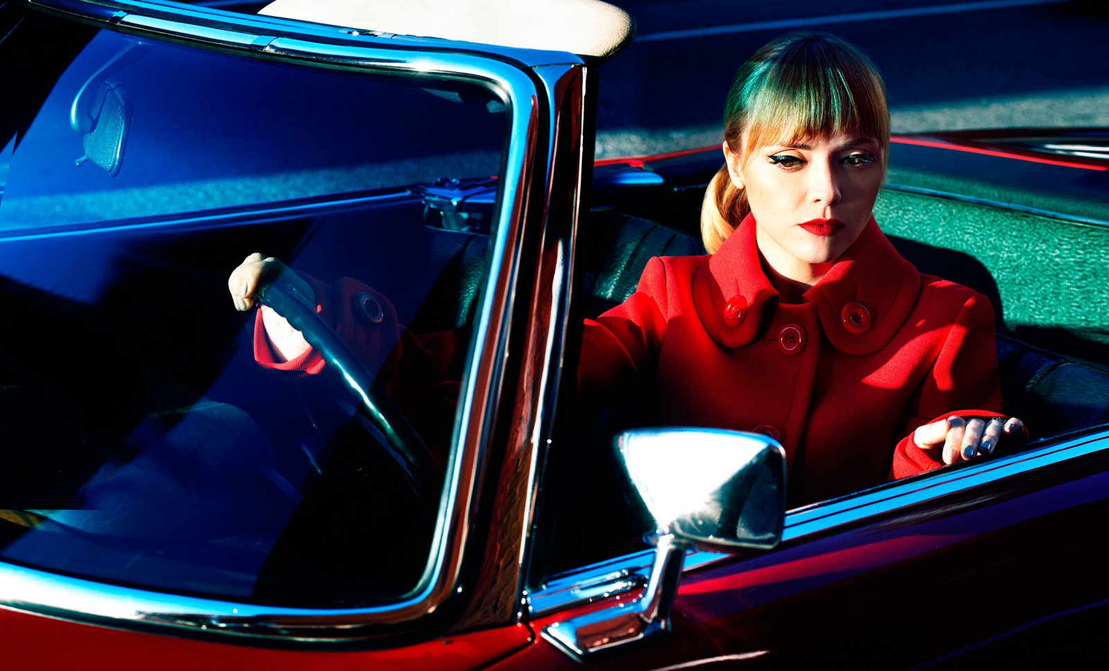 ženy, auto, vozidlo, sportovní auto, řidičský, Christina Ricci, superauto, Snímek obrazovky, automobilového designu, automobil make, luxusní vůz, auto show