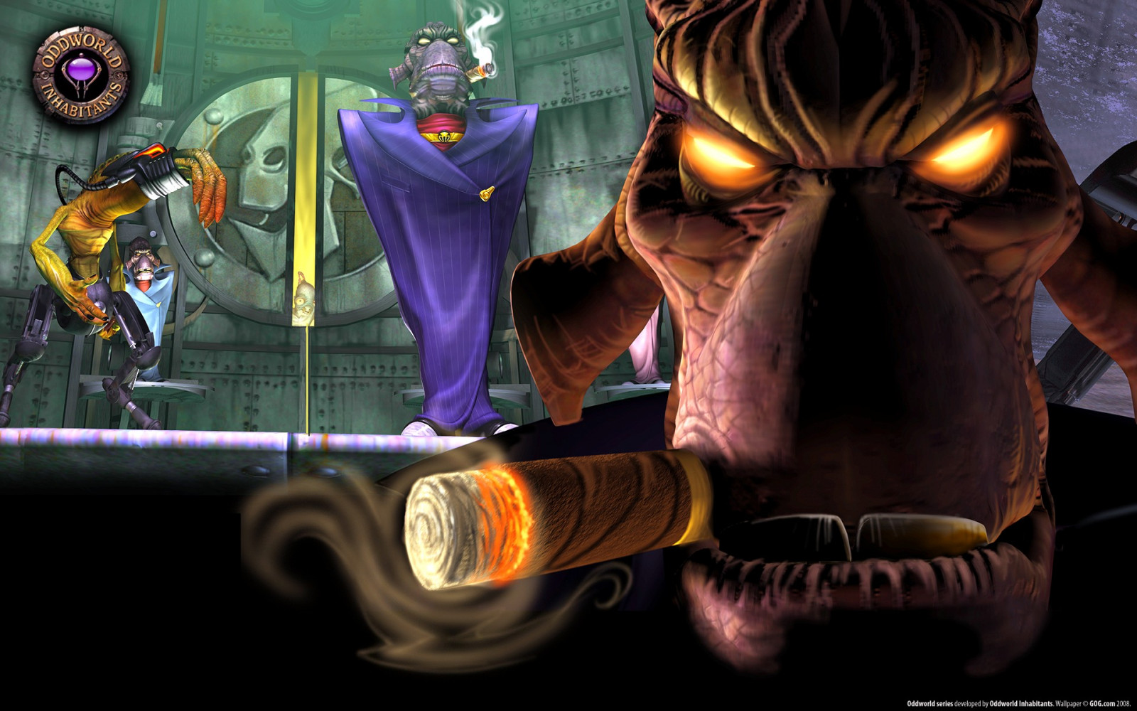 1920x1200 px, cizinci, Oddworld, Oddworld Abes Oddysee, videohry