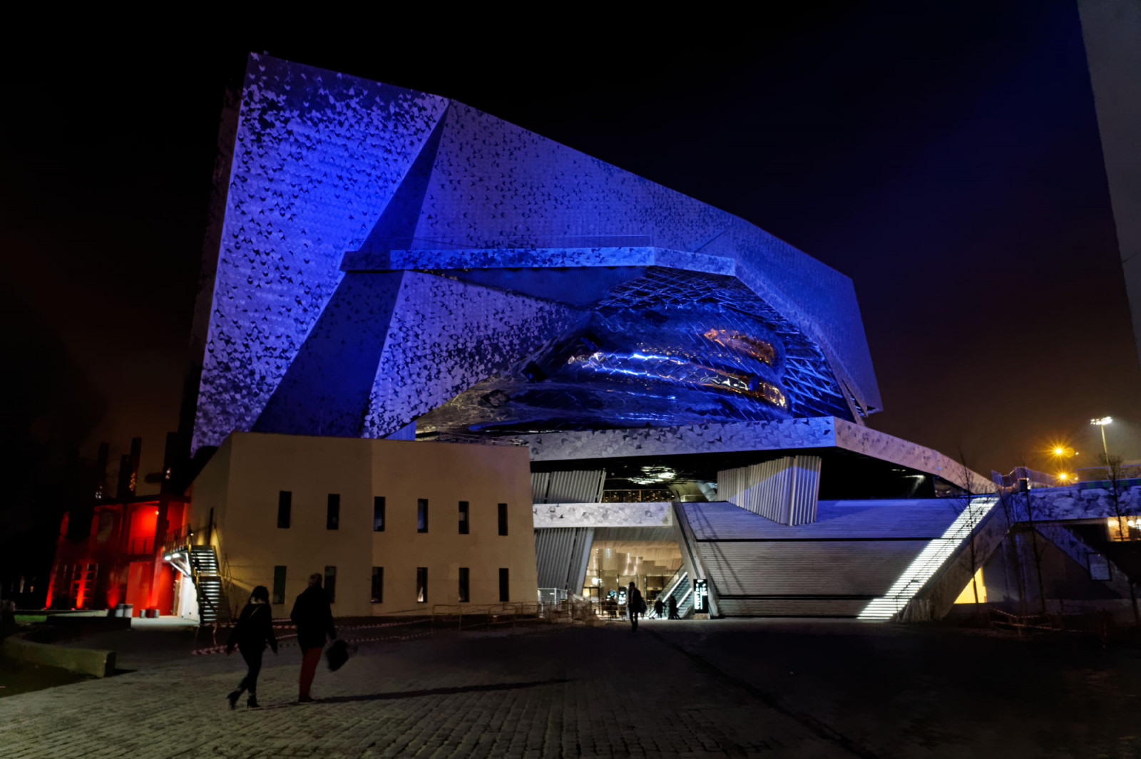 Fondos de pantalla música, París, Francia, noche, Zeiss, sala