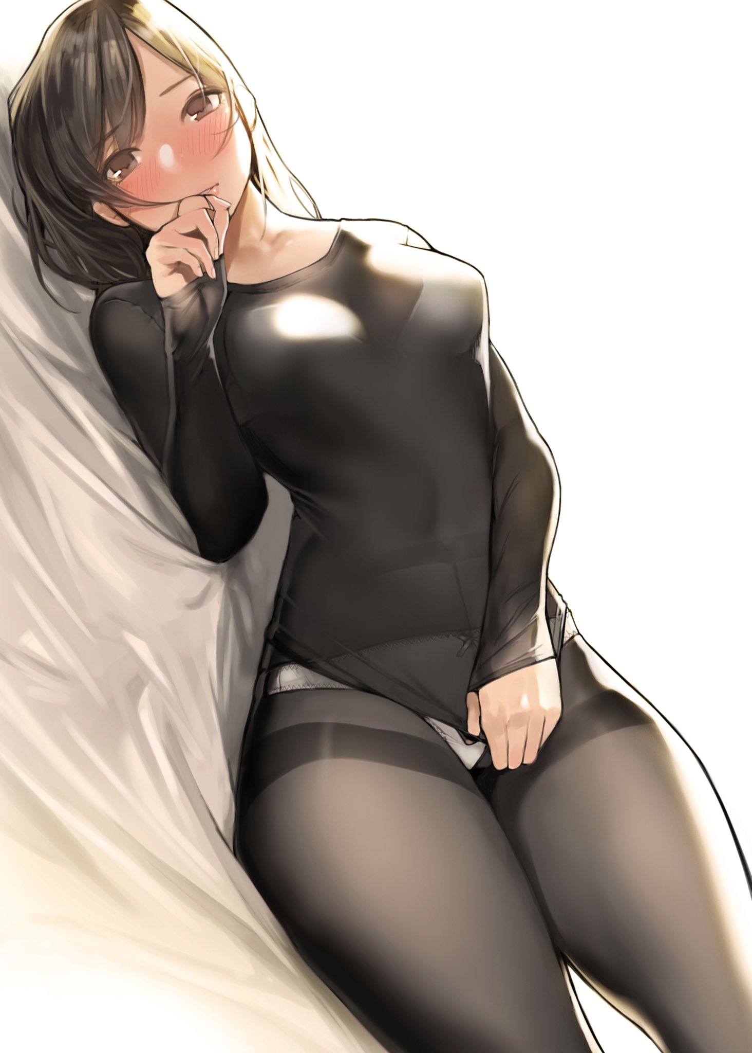 Nylon sexy animated, ebony nake female