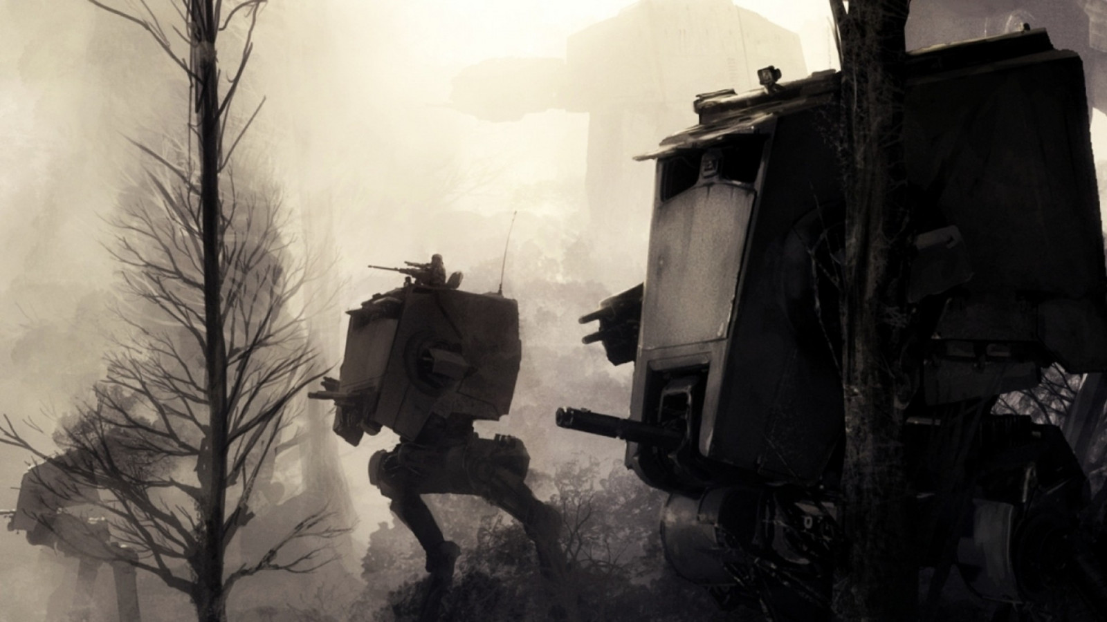 sort, Star wars, monokrom, soldat, science fiction, mørke, skærmbillede