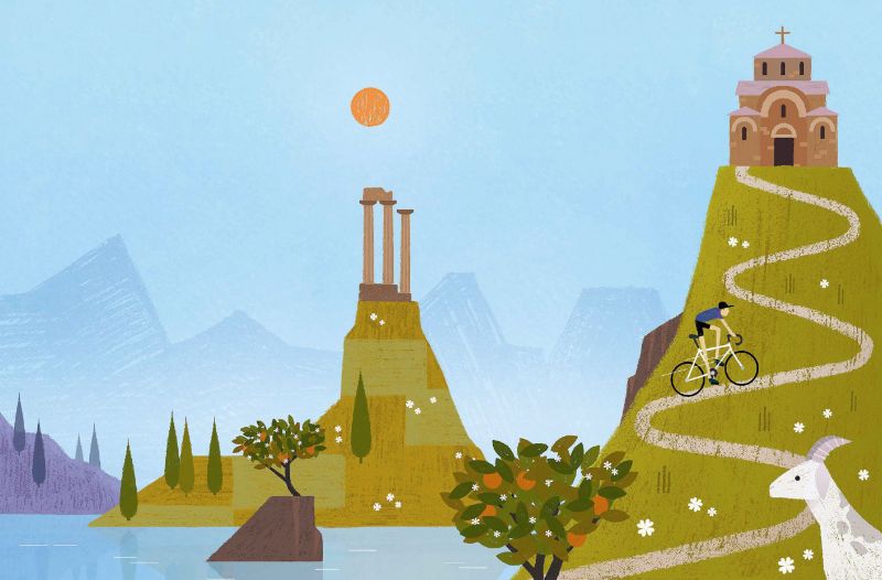 natur, Digital kunst, kunstværk, træer, landskab