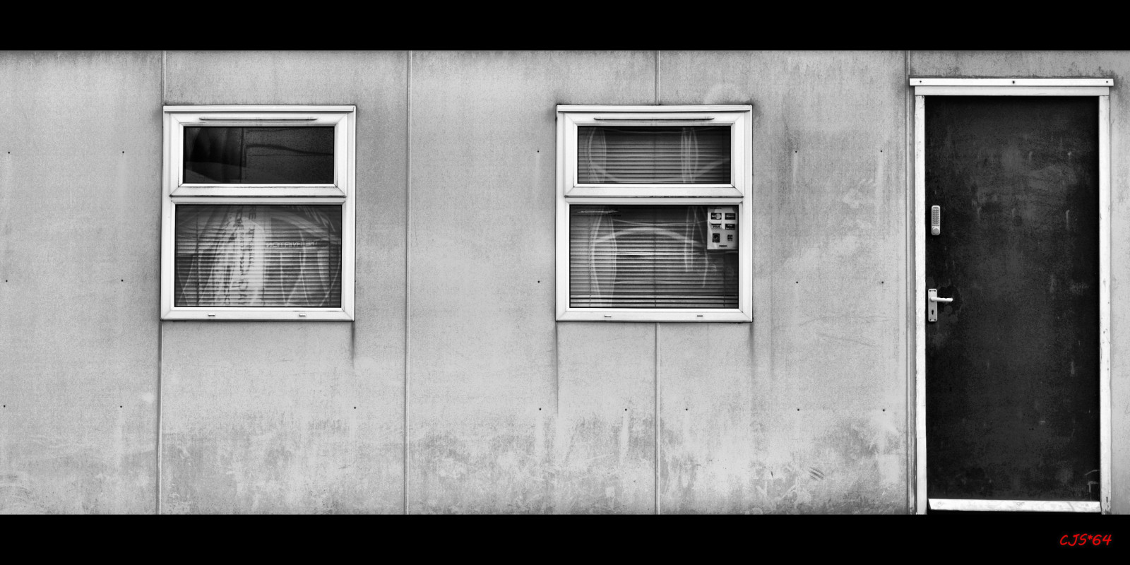 dør, vinduer, bw, Mono, sort hvid, kabine, Nikon, craig, 50mmf18lens, portacabin, 50mmnikkorlens, nikond3100, craigsunter, cjs64, 2windowsadoor