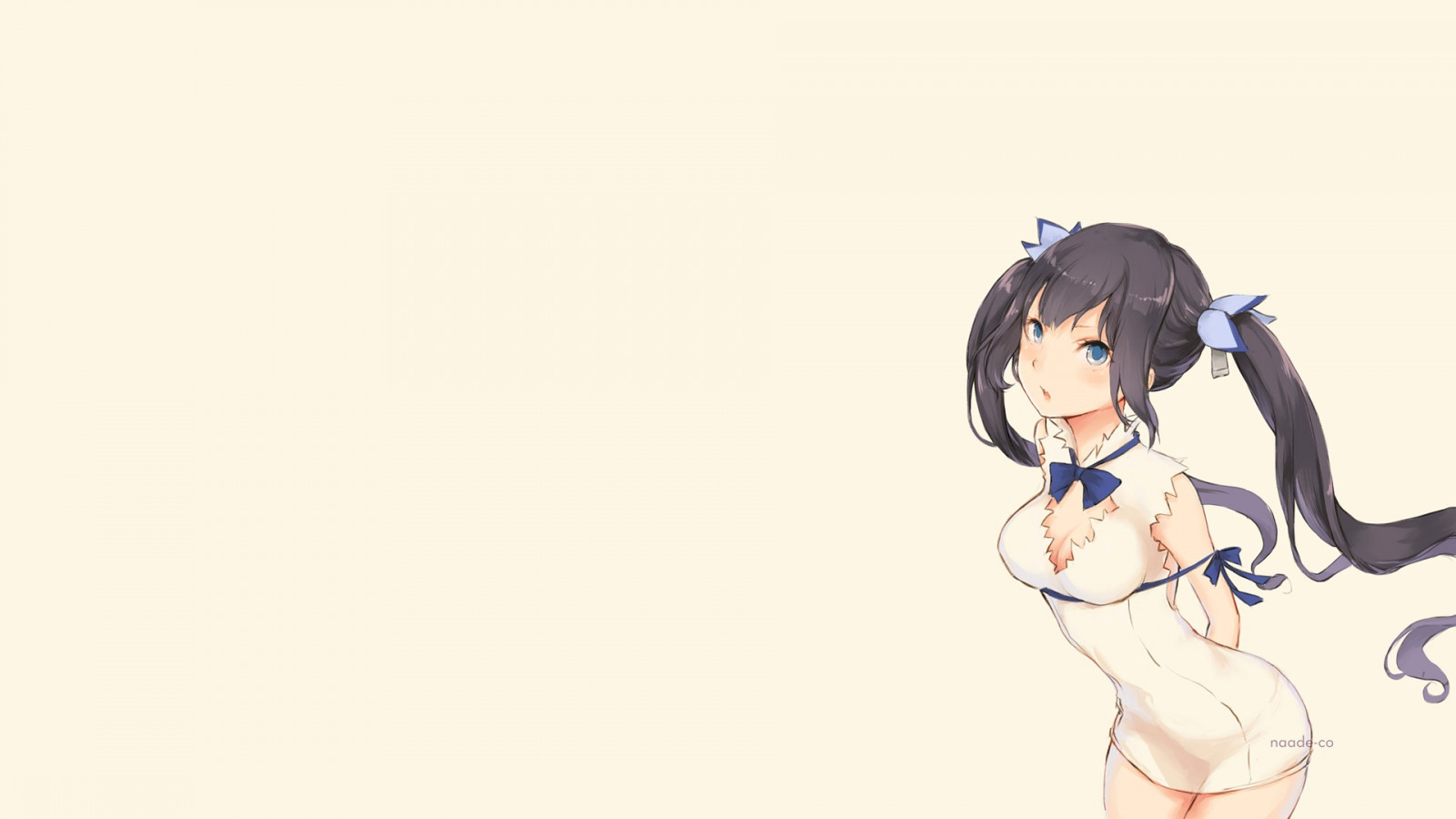 anime, kreslená pohádka, černé vlasy, vlasy, Dungeon ni Deai wo Motomeru ne wa Machigatteiru Darou ka, Hestia, mangaka