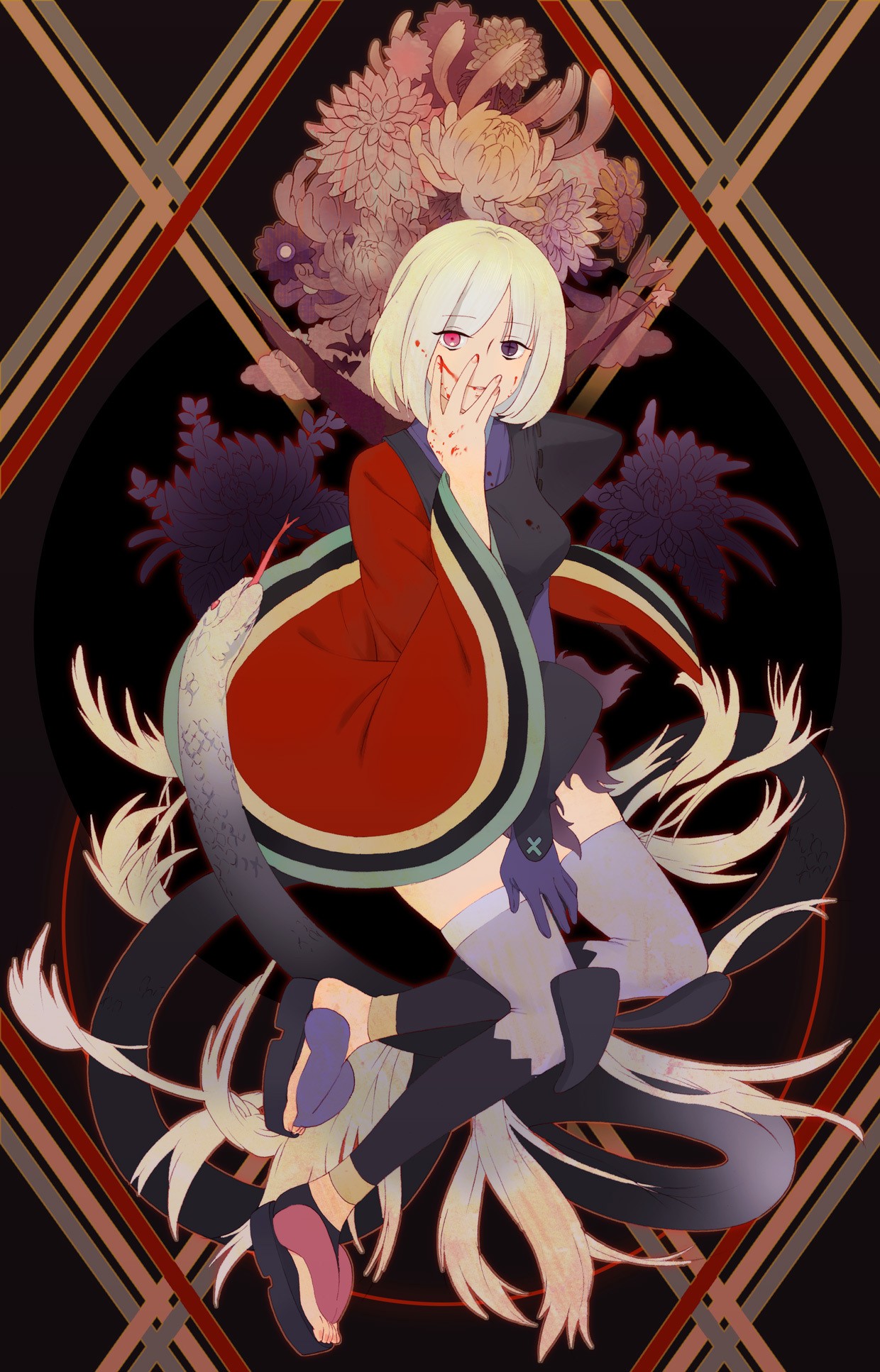 illustratie, anime, spotprent, Katanagatari, Persoon, mythologie, fictief personage, beroep