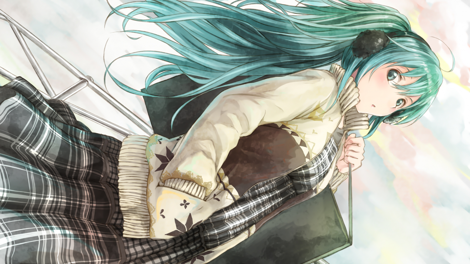 чертеж, илюстрация, аниме, манга, Vocaloid, Hatsune Miku, комикси, скица, Мангака, комикс