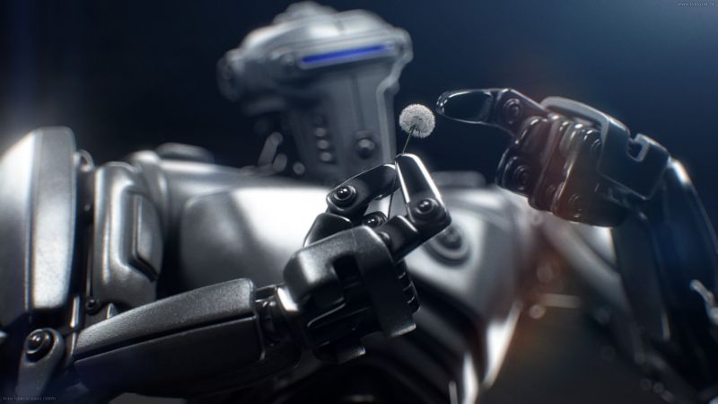 hloubka pole, robot, auto, vozidlo, Mech, stroj