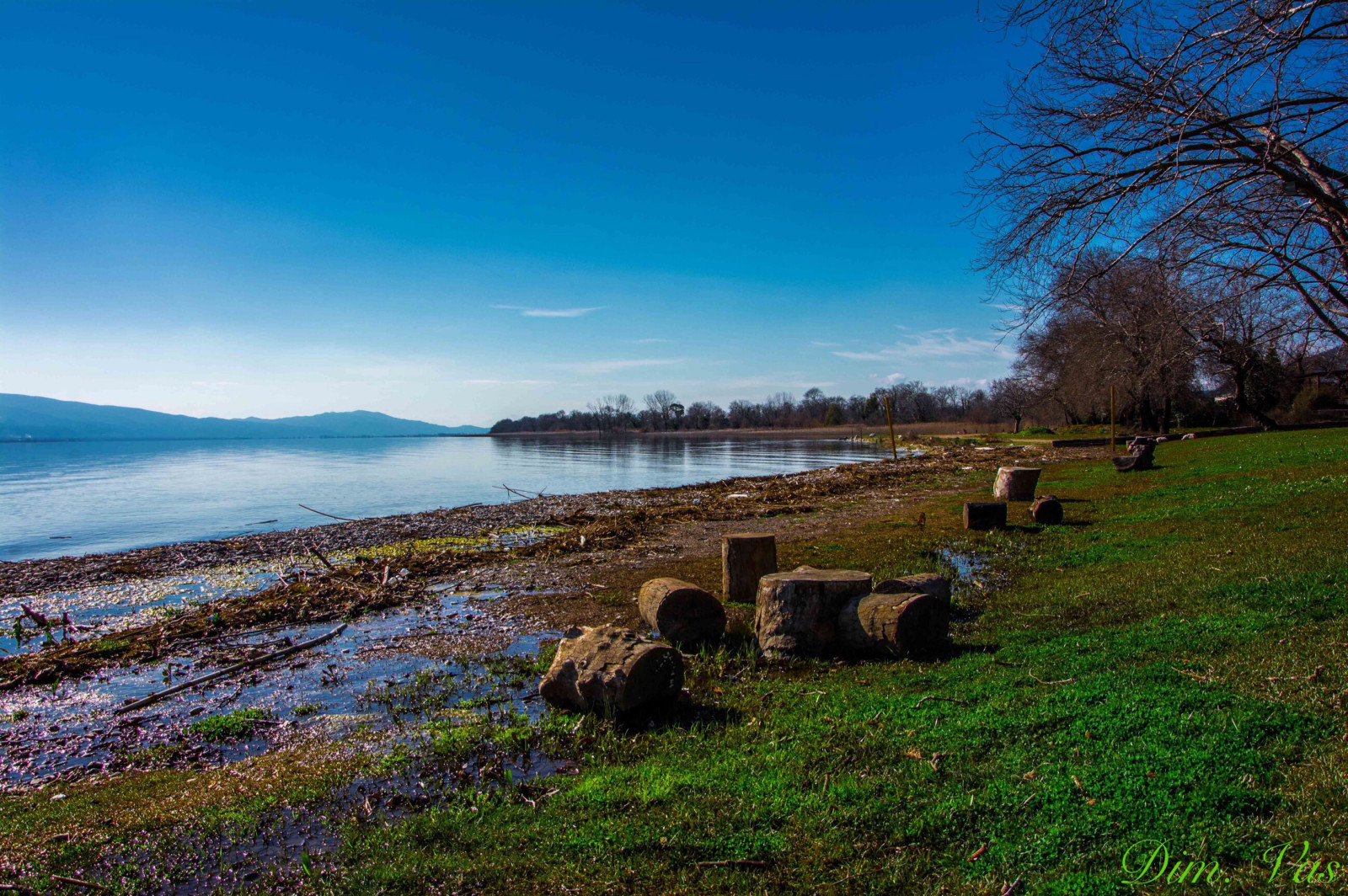 krajina, moře, kopec, jezero, voda, Příroda, pobřeží, odraz, tráva, nebe, zima, dřevo, uklidnit, bláto, zelená, modrý, ráno, pobřeží, řeka, Řecko, Nikon, záznam, mokřadní, mrak, strom, hora, květ, nádrž, D7100, Lakeside, vysočina, jezero, venkov, vodní, tělo z vody, pařezy