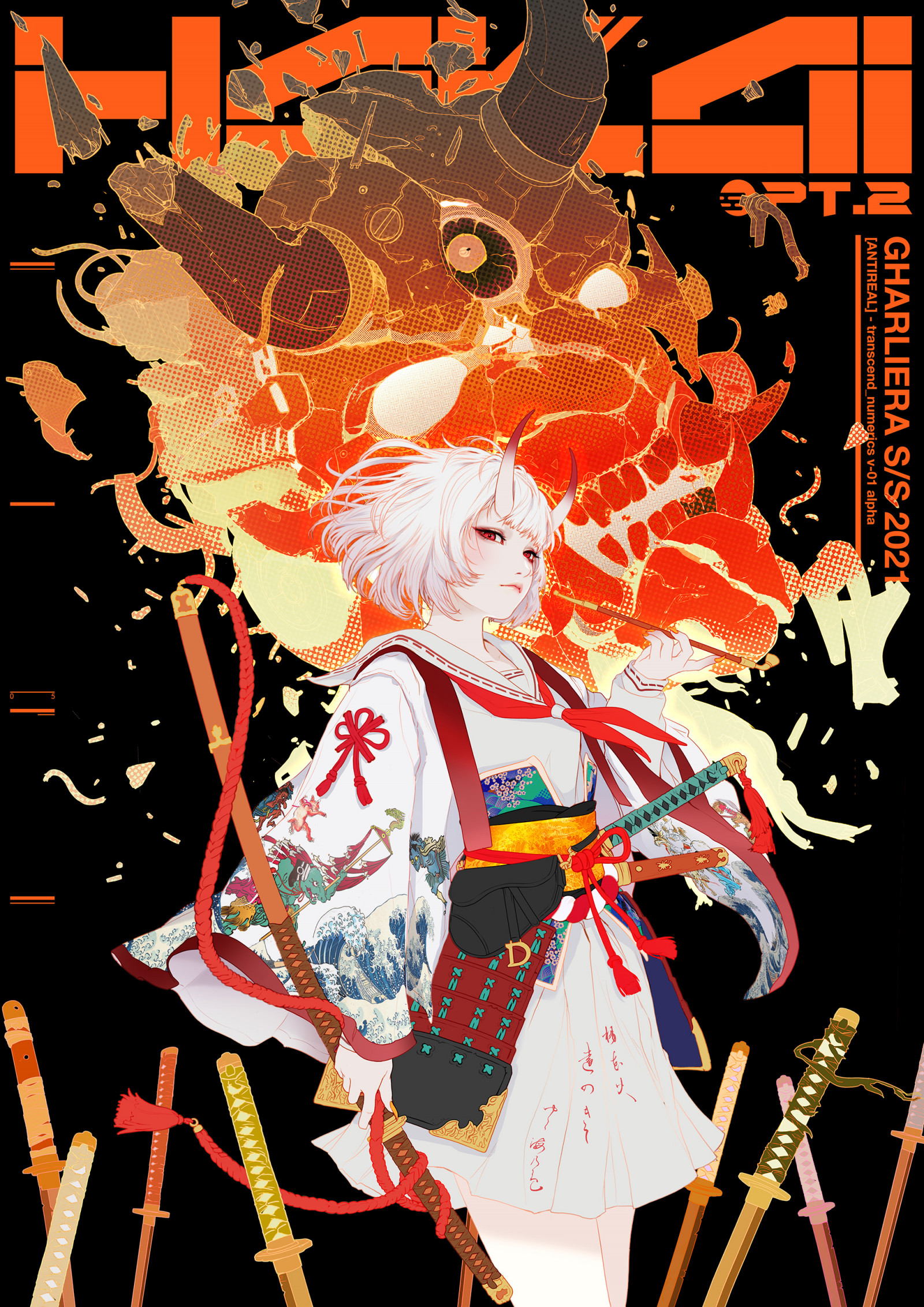 Gharliera, anime dívky