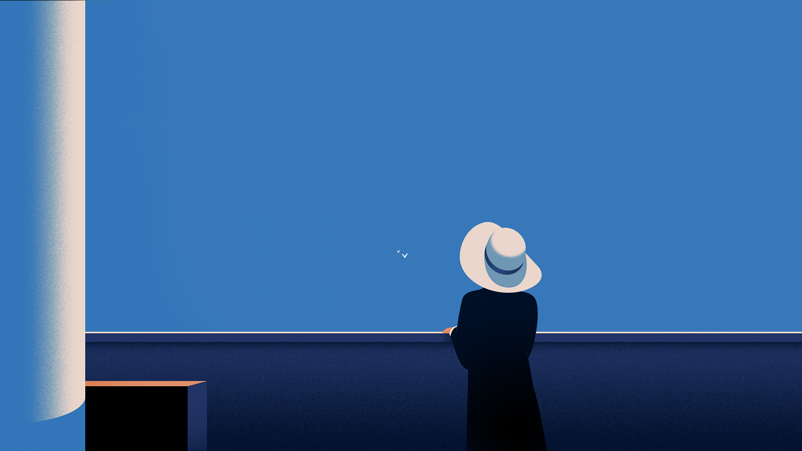 Wallpaper : back, hat, seagulls 3840x2160 - Zenome - 1836587 - HD