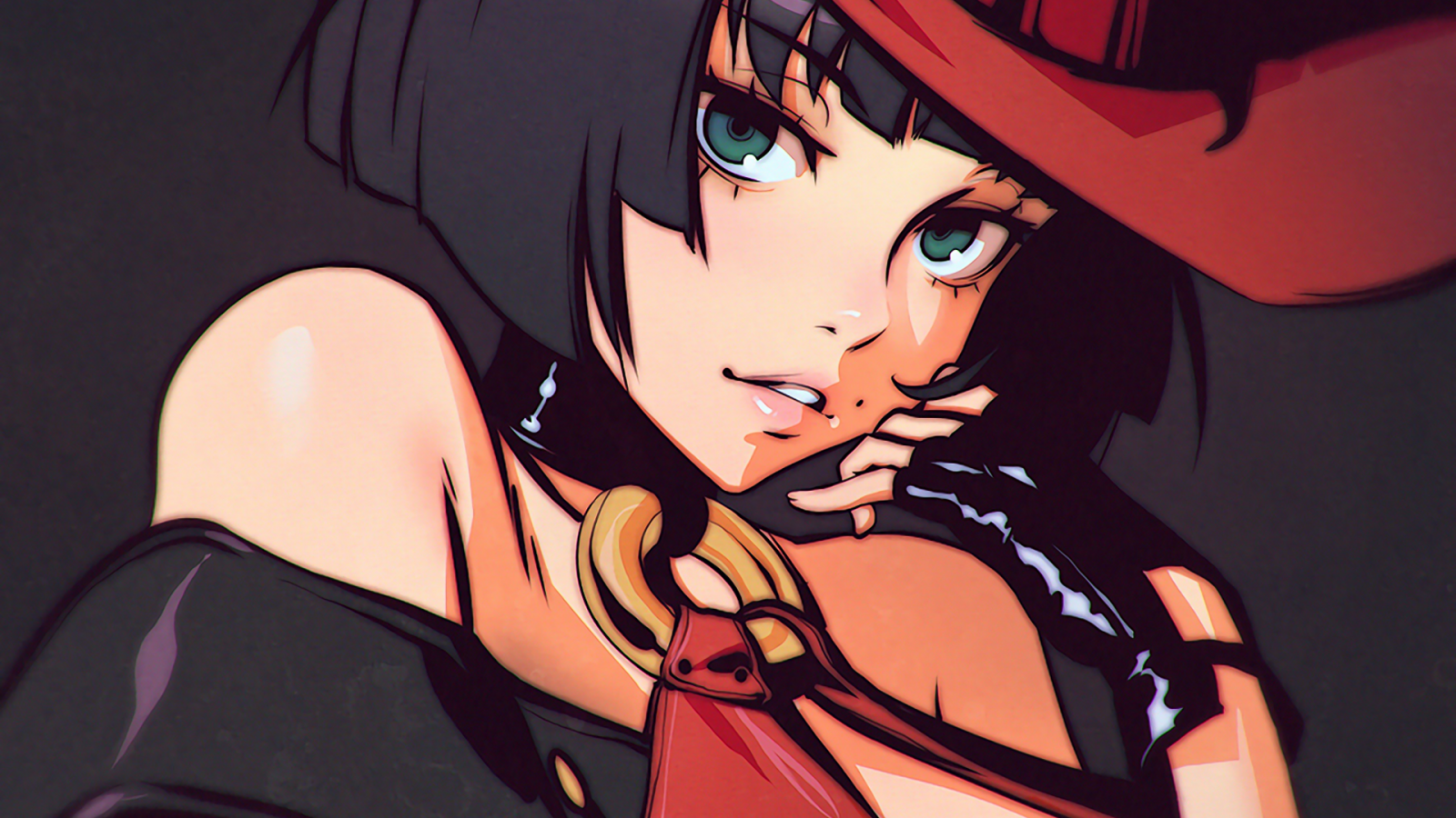 ภาพวาด, ภาพประกอบ, อะนิเมะ, การ์ตูน, ผมสีดำ, Ilya Kuvshinov, Guilty Gear, หมวกคาวบอย, ฉันไม่มีเกียร์ผิด, มังงะ