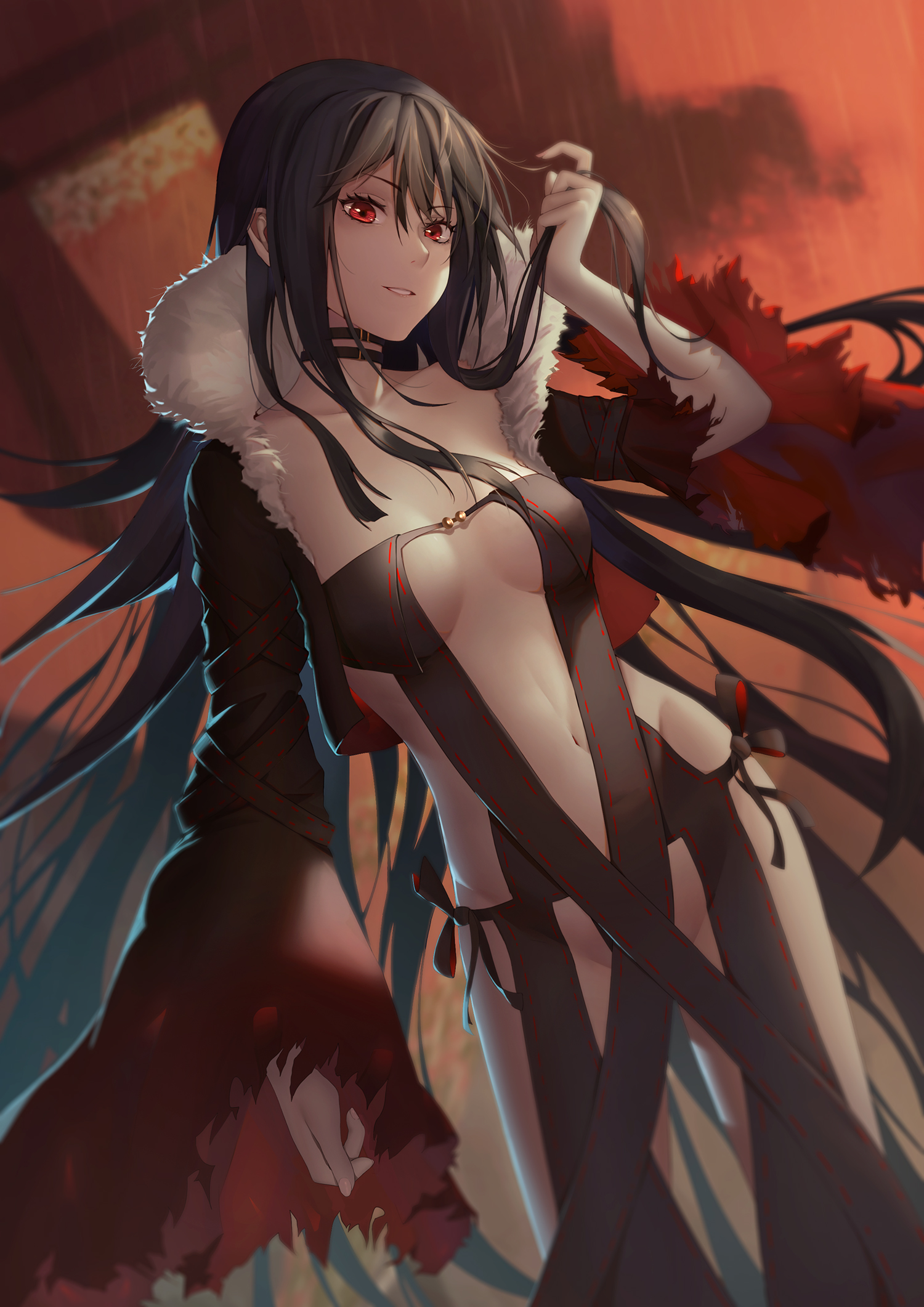 аниме, Аниме девушки, Серия Fate, Судебная практика, Consort Yu Fate Grand Order, длинные волосы, брюнетка, Художественное произведение, цифровое искусство, фан-арт