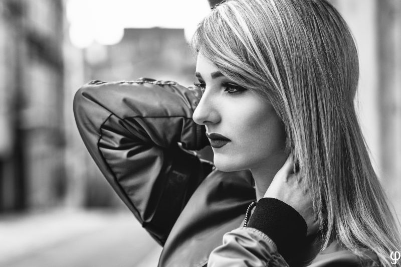 Černá, Černý a bílý, fotografie, krása, člověk barva vlasů, dívka