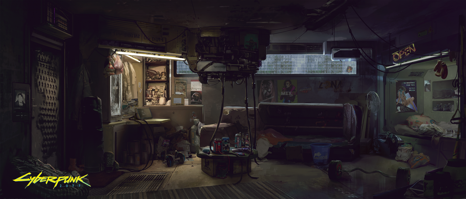 Cyberpunk 2077, Koncepce umění, videohry