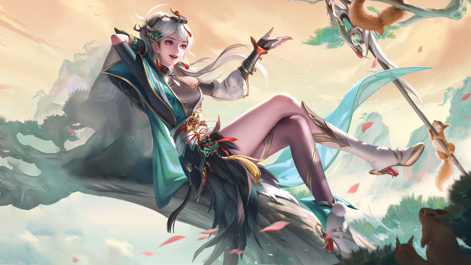 Honor of Kings, ben, hæle, smilende