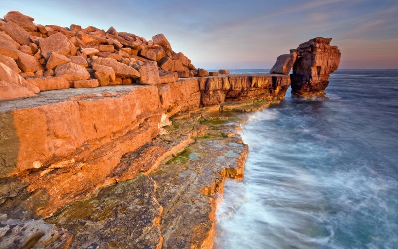 krajina, moře, Skála, pobřeží, útes, kaňon krajina, moře, Skála, pobřeží, útes, kaňon