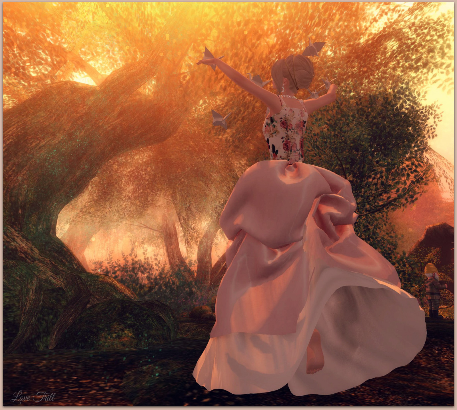 mytologie, Infiniti, jehněčí, UMĚNÍ, strom, dívka, junbug, plížit se, počítač tapeta, picmonkey app editor, stock photography