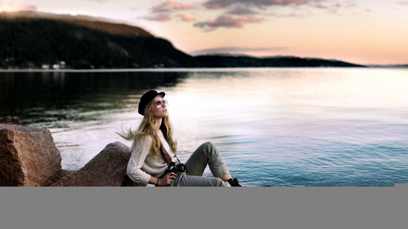 západ slunce, jezero, fotografování, Fotoaparát, romantika, dívka, nálada, letadlo, fotografie, obraz, focení, obřad