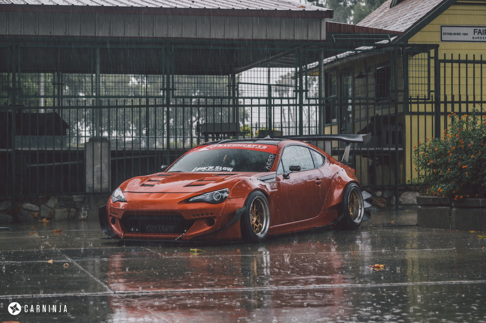 Karnabahar, sokak, düşük, Araba