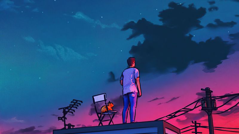 digitální umění,LoFi,ilustrace