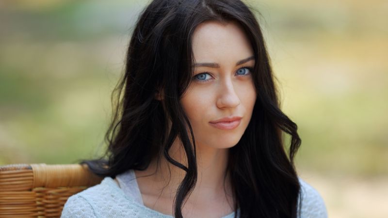 tvář, ženy, model, portrét, dlouhé vlasy, fotografování tvář, ženy, model, portrét, dlouhé vlasy, fotografování