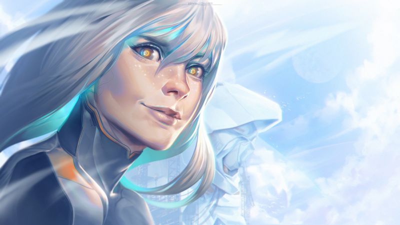 fantasy umění, anime, Snímek obrazovky, futuristický, led, bojovník fantasy umění, anime, Snímek obrazovky, futuristický, led, bojovník