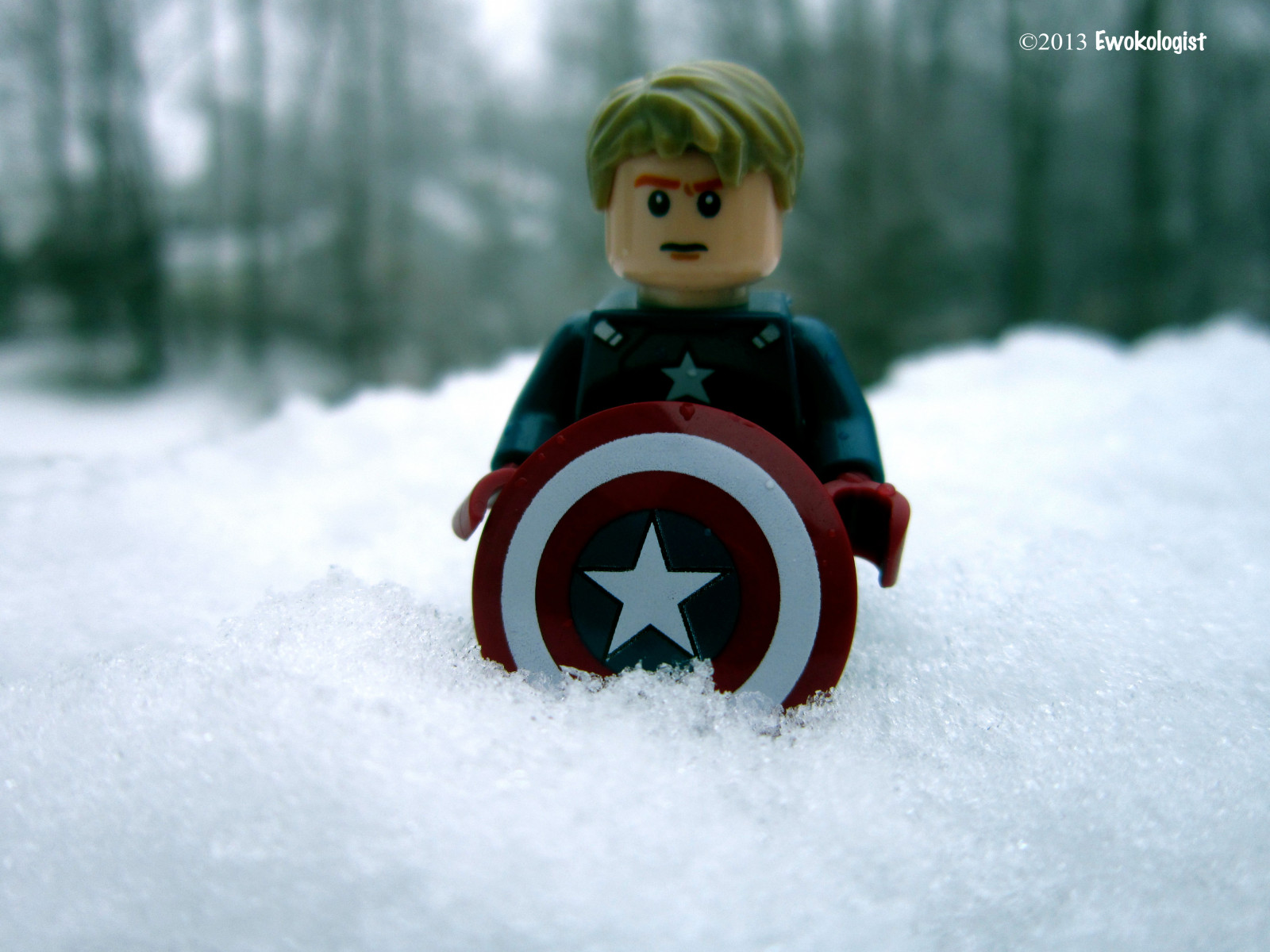 zima, Amerika, voják, fotografování, hvězda, LEGO, Steve, super, Ewok, kapitán, štít, hrdinové, Rogers, super hrdinové, Bucky, ewokologist