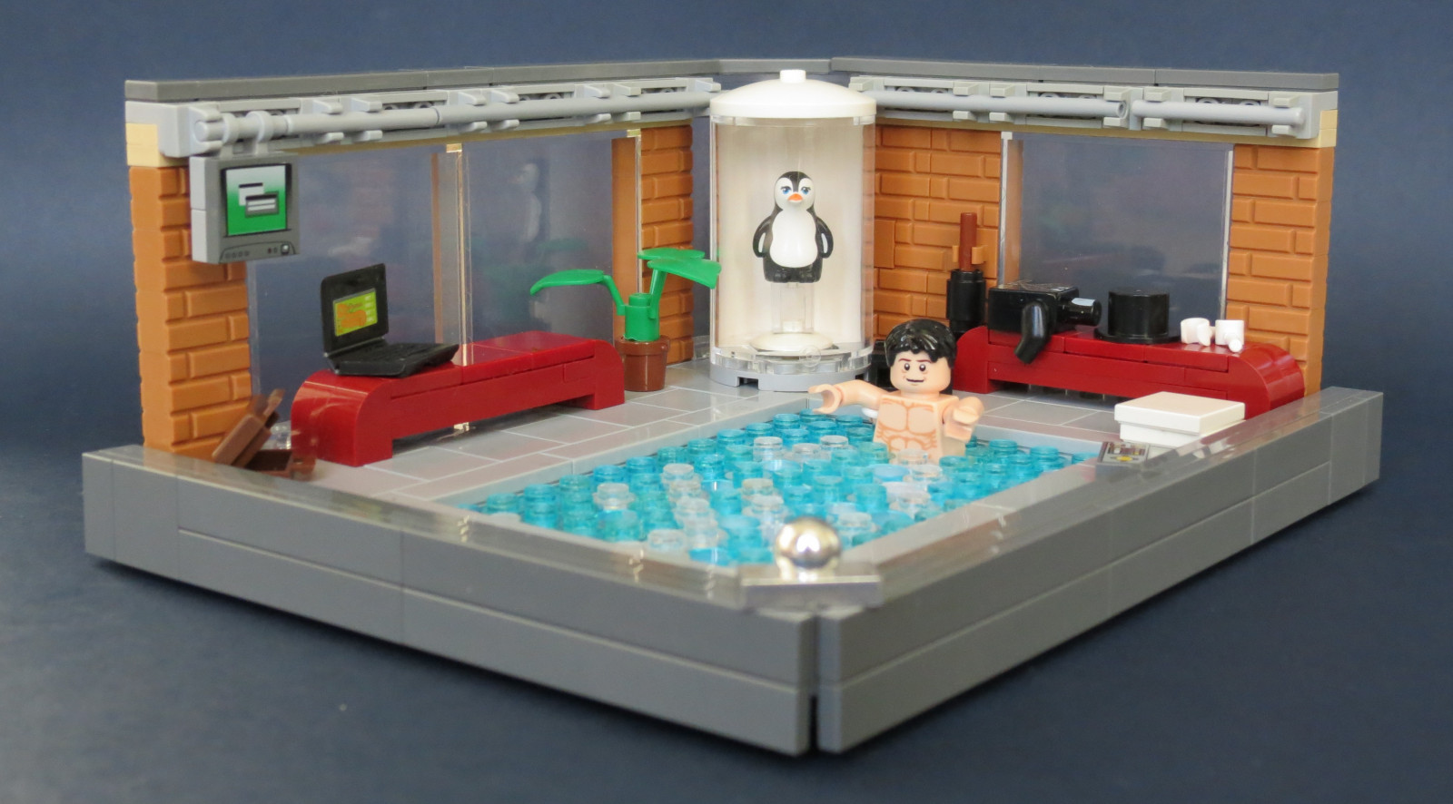 เพนกวิน, กระแสตรง, เลโก้, แบทแมน, ชุด, minifig, Gotham, ออสวาร์ด, ค็อปเปิล