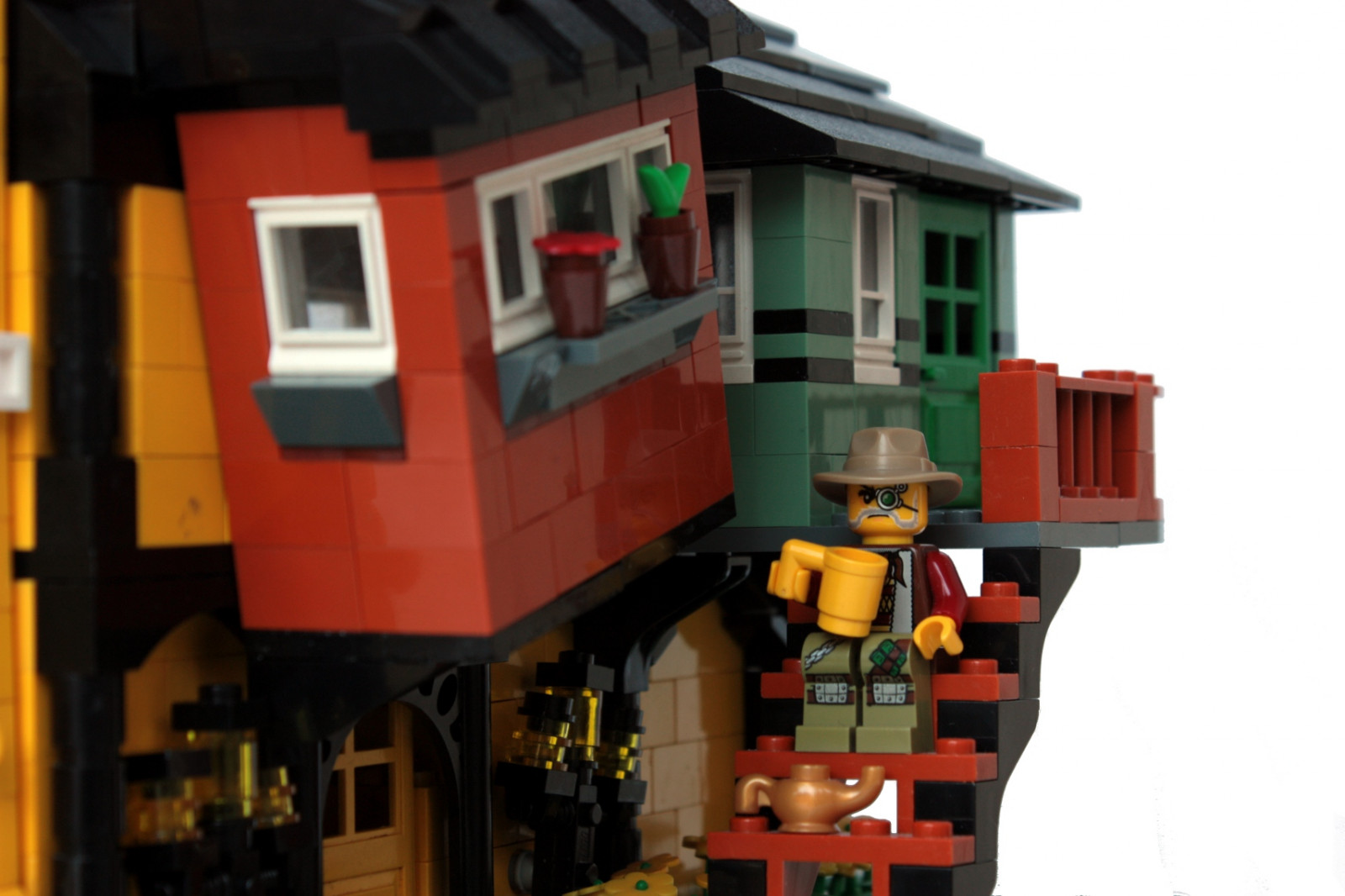 LEGO, Hračka, Dům, domů, fasáda, budova