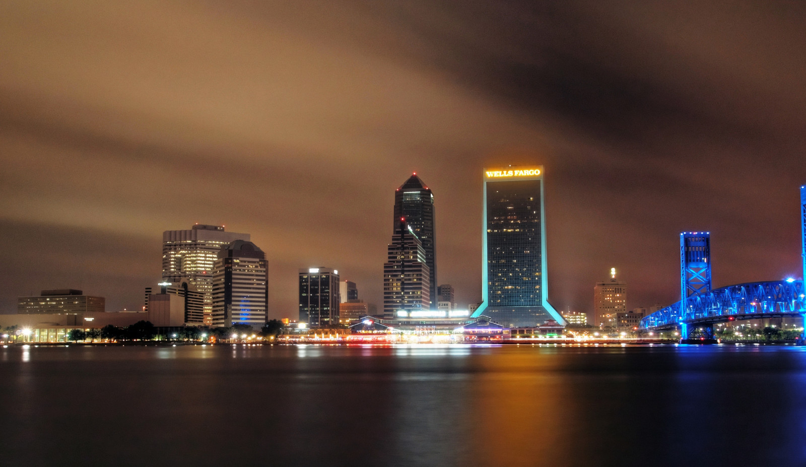 solnedgang, by, bybilledet, nat, vand, afspejling, himmel, storm, skyline, skyskraber, aften, tårn, tropisk, skumring, Pen, metropol, Jax, Olympus, longexposure, downtown, milepæl, dagtimerne, microfourthirds, byområde, computer tapet, hovedstadsområde, højhus, stjohnsriver, isaac, jacksonvilleskyline, mainstreetbridge, movingsky, jaxskyline, cloudlmovement, fixed link