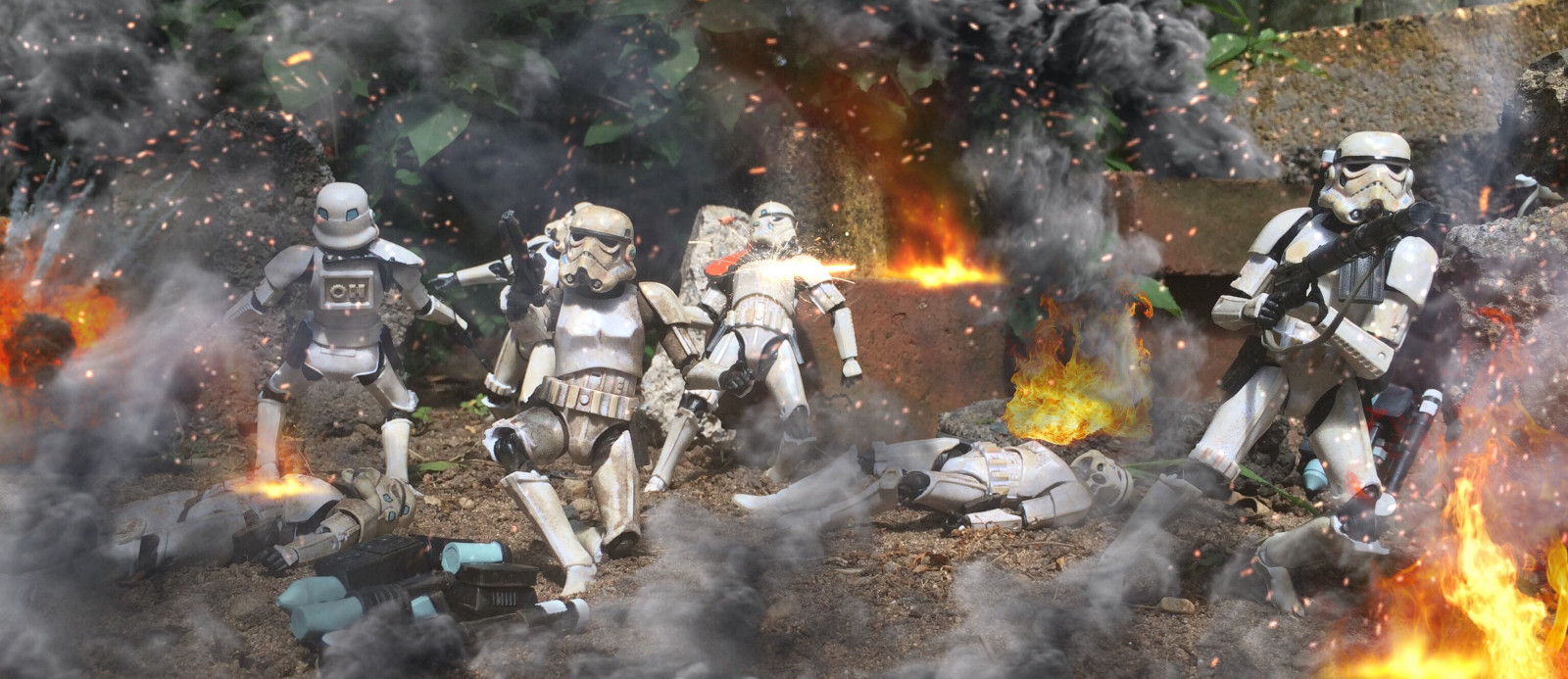 6, Černá, Hračka, hvězda, hvězdné války, palec, akce, bitva, postava, stormtrooper, série, války, šest, HASBRO, blackseries