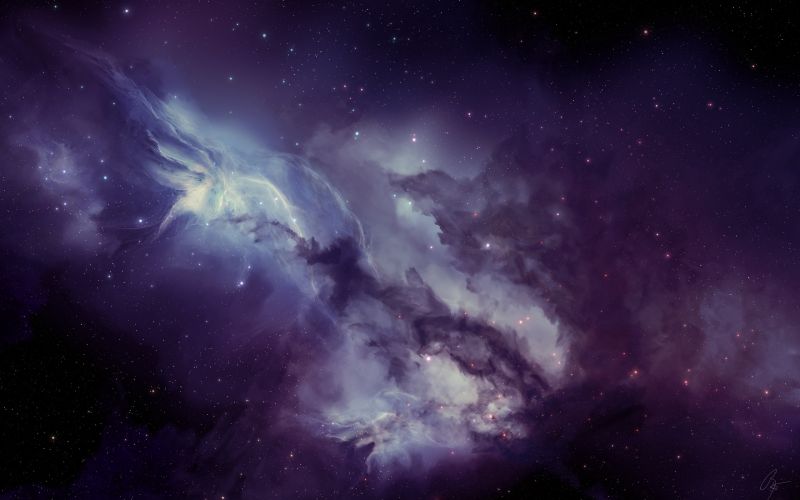 digitální umění, galaxie, prostor, umělecká díla, nachový, nebe digitální umění, galaxie, prostor, umělecká díla, nachový, nebe