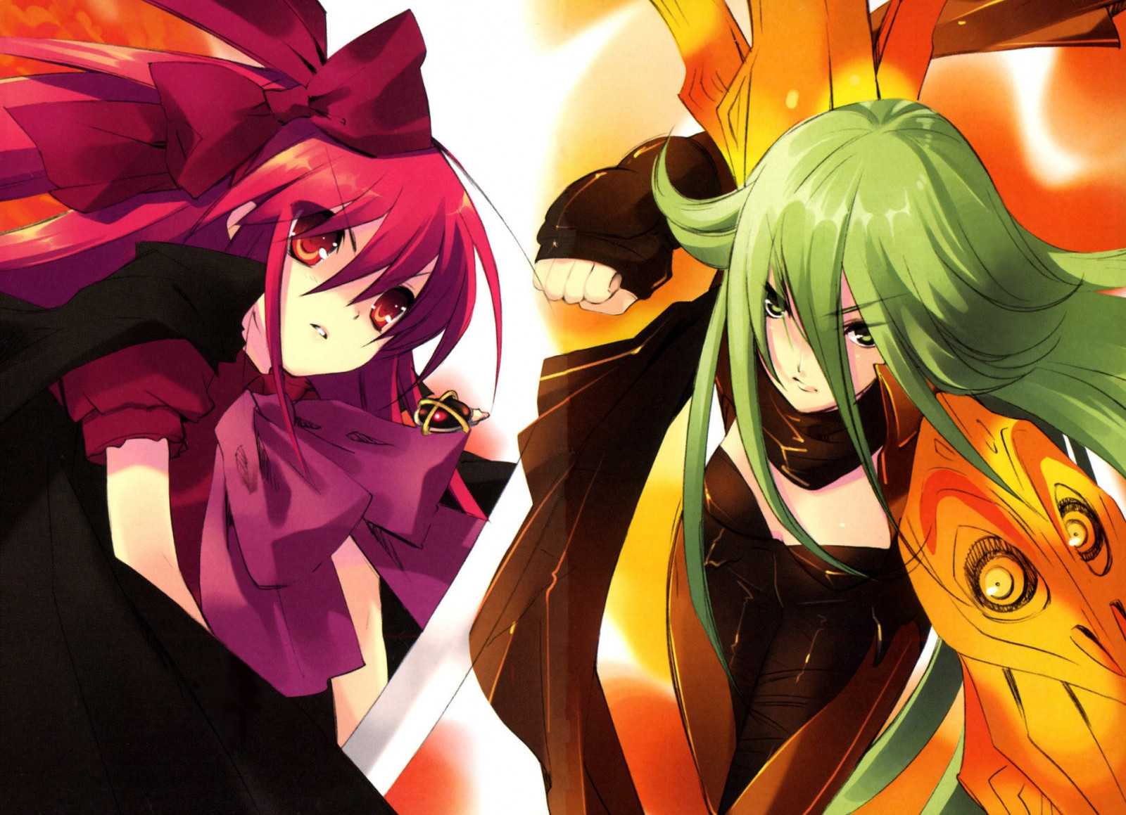 illustration, anime, Anime piger, Shakugan No Shana, Shana, Alastor Shakugan No Shana, Pheles Shakugan No Shana, mangaka