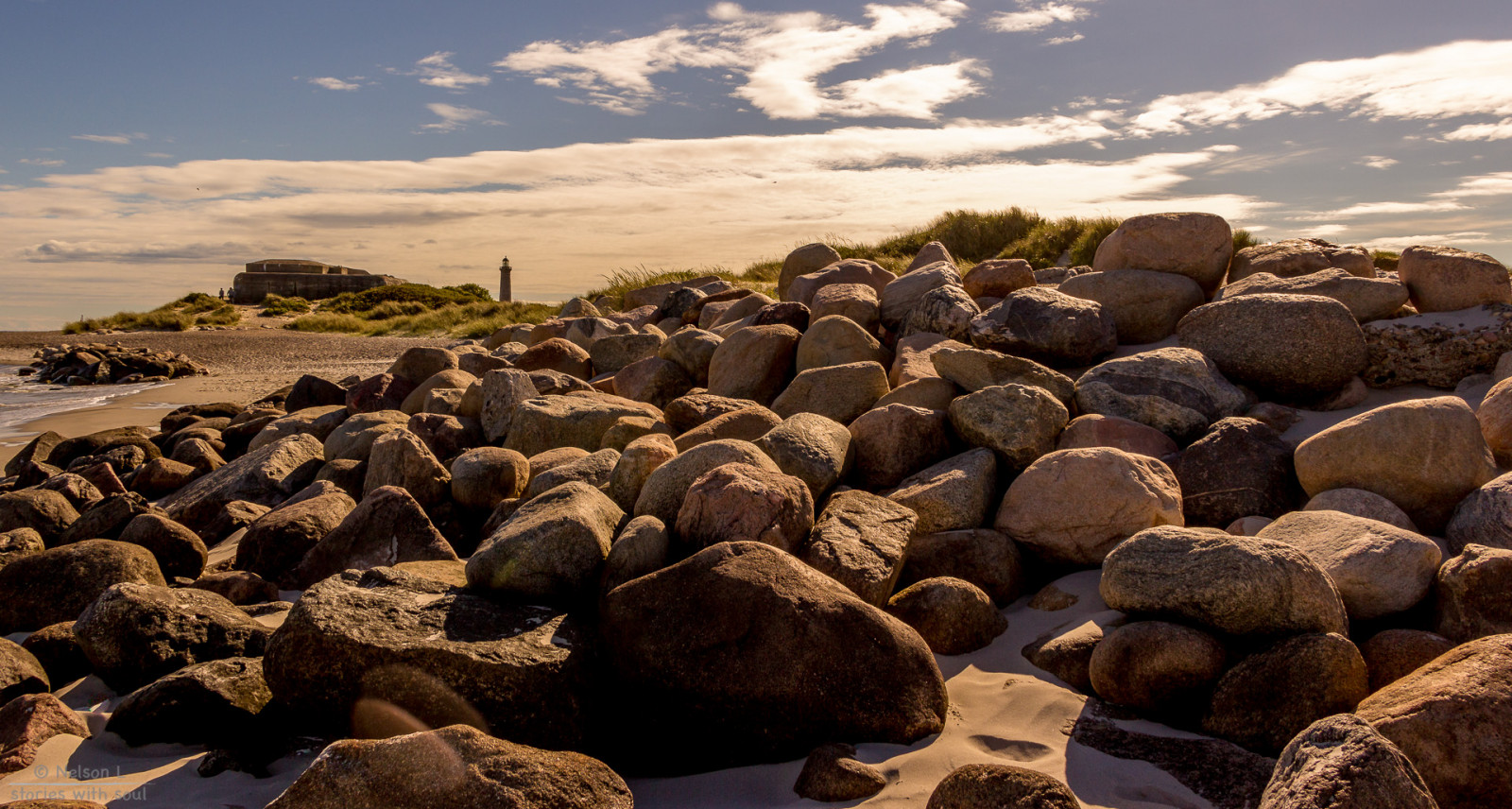 Skála, nebe, pobřeží, Balvan, moře, pobřeží, voda, oblázek, materiál, horizont, geologie, mrak, krajina, písek