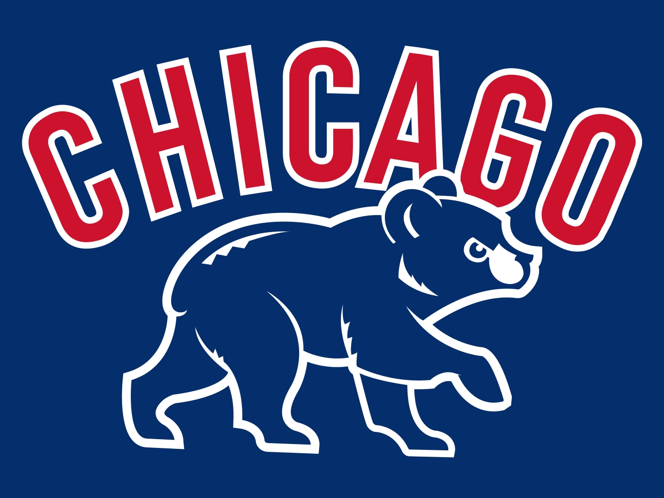 Fondos de pantalla : 1365x1024 px, Chicago Cubs, Cachorros, logo, Liga ...