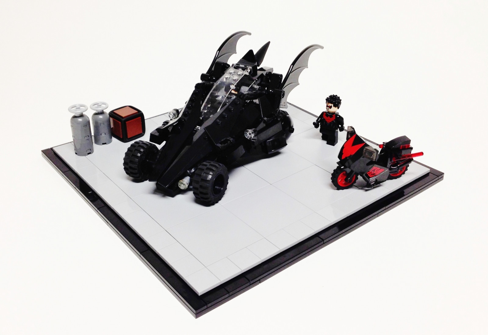 เลโก้, ซูเปอร์แมน, แบทแมน, Batmobile, ลี้ภัย, ไนท์วิงค์