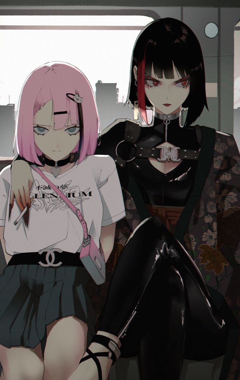 anime dievčatá, originálne charaktery, Vinne, anime, displeja na výšku
