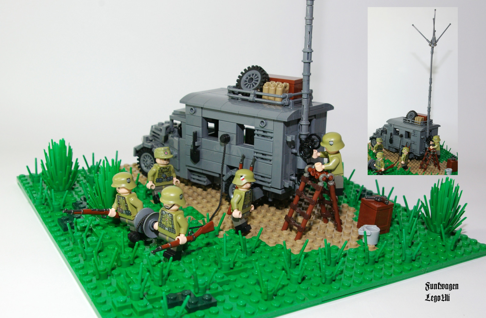 auto, LEGO, Hračka, rádio, Opel, Wehrmacht, prudký útok, ii, 2, ww, funkwagen, funkkraftwagen