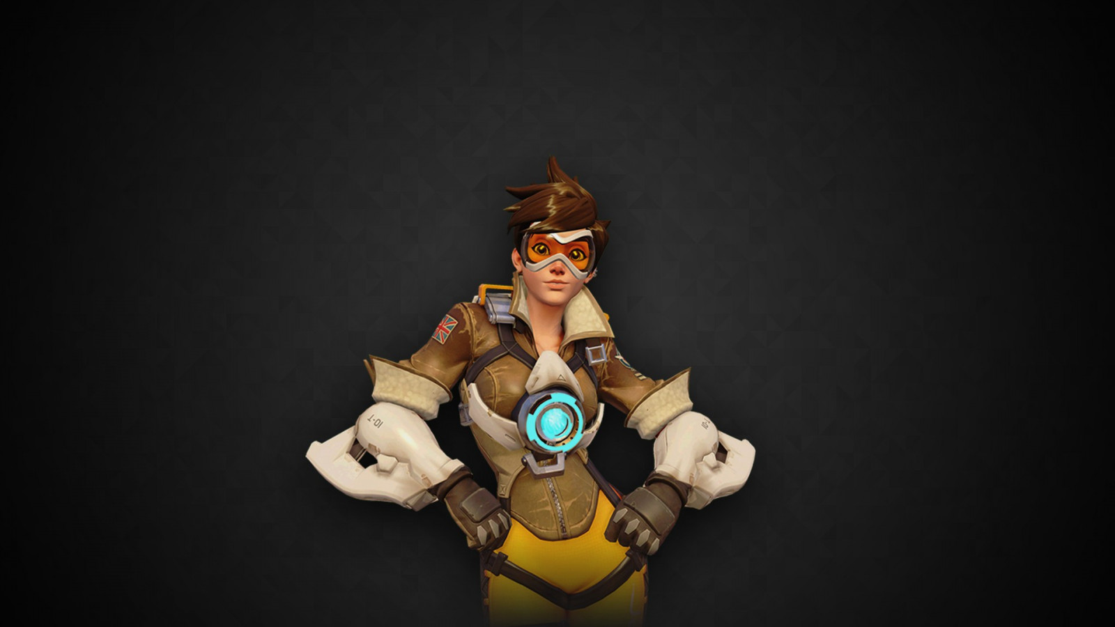 Digital kunst, computerspil, Overwatch, Tracer Overwatch, Legetøj, hånd, mørke, skærmbillede, figur