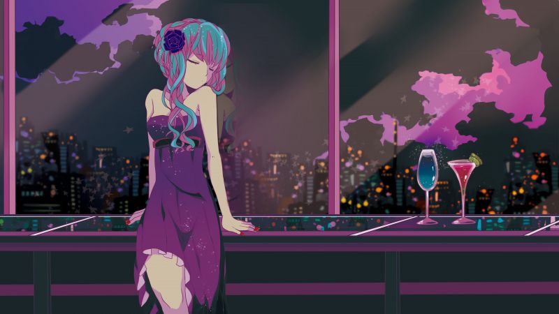 สาวอะนิเมะ,3840x2160 px,งานศิลปะ,Vocaloid