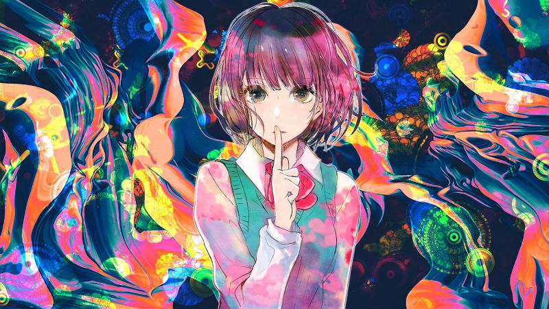 anime girls, creative coding