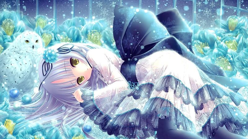 ilustrace, zvěř, blondýnka, dlouhé vlasy, anime, anime dívky ilustrace, zvěř, blondýnka, dlouhé vlasy, anime, anime dívky