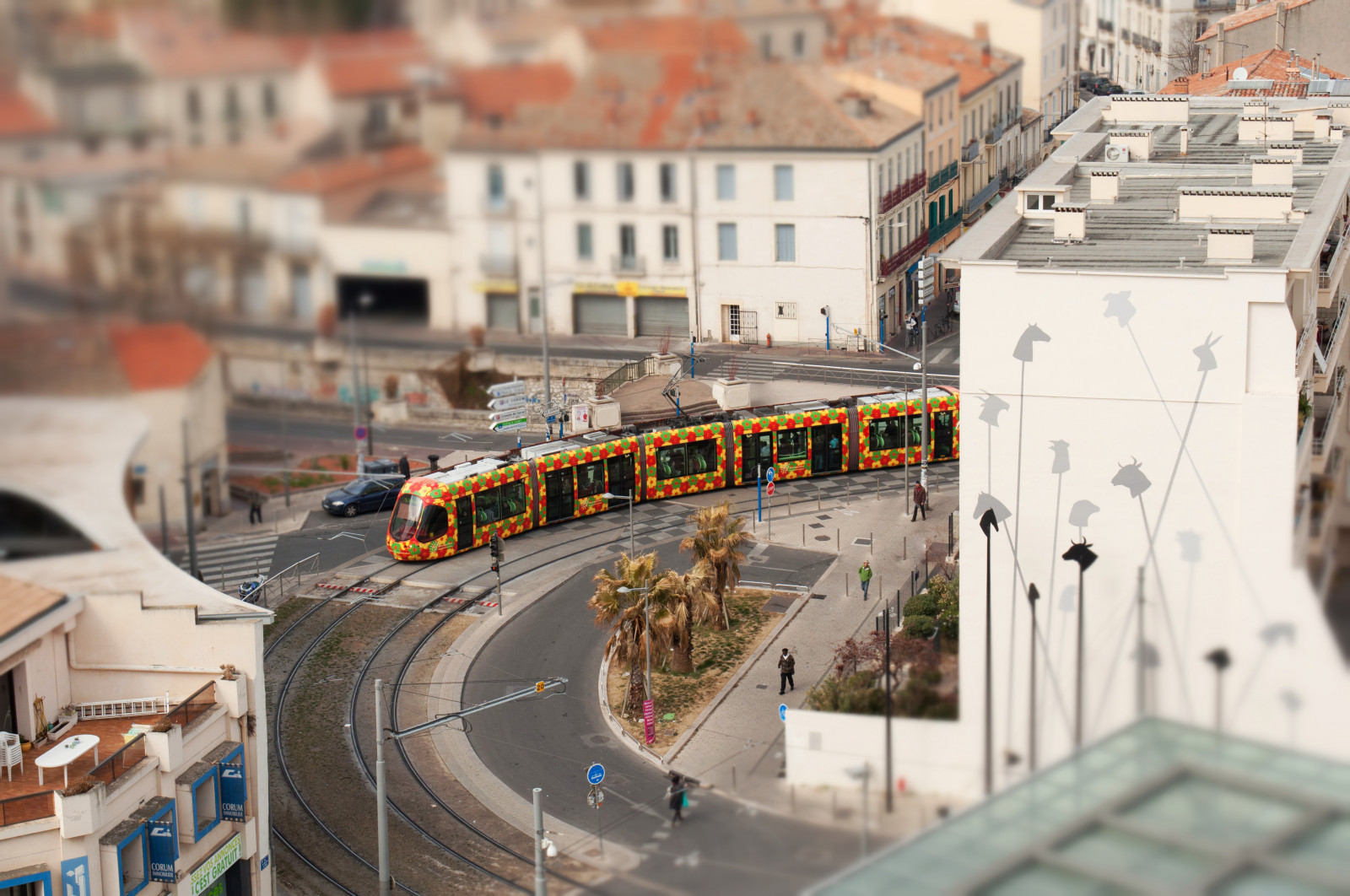 Wallpaper urban area, vehicle, metropolitan area, city, track