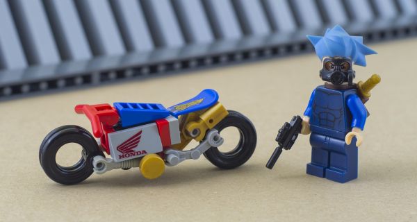 cyberpunk, car, space, motorcycle, vehicle, LEGO