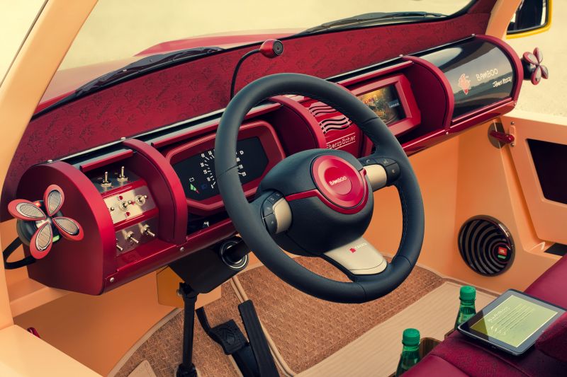 автомобиль, средство передвижения, Бамбук, руль, Сетевое шоу, Netcar автомобиль, средство передвижения, Бамбук, руль, Сетевое шоу, Netcar