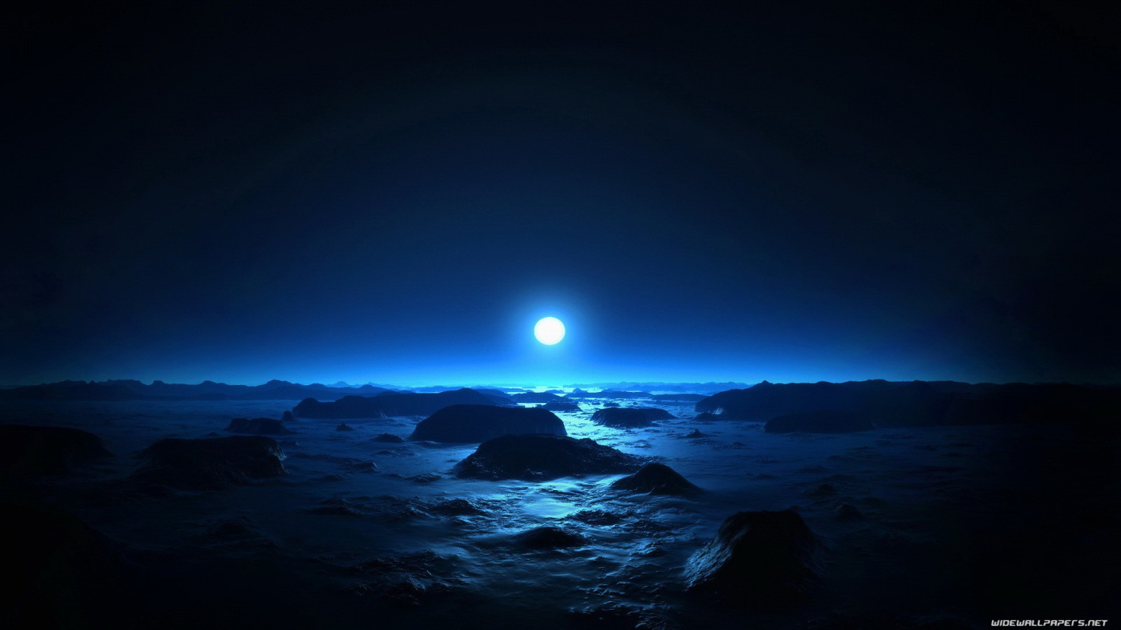 noc, planeta, nebe, Země, Měsíc, měsíční svit, horizont, atmosféra, soumrak, světlo, svítání, tma, Atmosféra Země, vesmír, astronomický objekt, geologický fenomén, úplněk